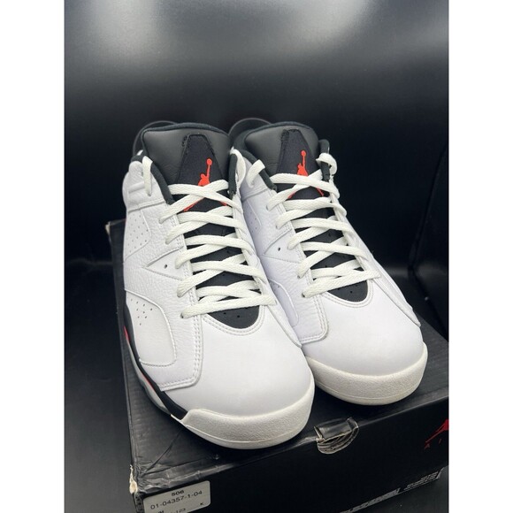 Air Jordan 6 Low \'White Infrared\' Men’s Size 11.5 (304401-123) CLEAN OG ALL main image 4